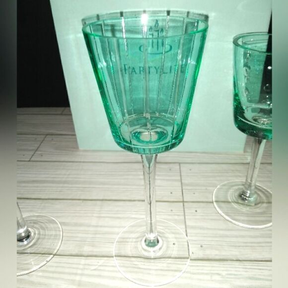 PartyLite Santorini Stemmed Votive Trio Rare Retired Item Home Decor P90669 - Picture 5 of 10